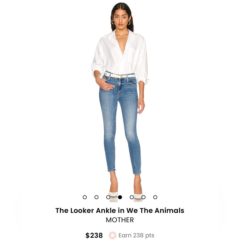 Mother Jeans The Looker Ankle in We The Animals
MOTHER